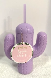 PINK SKY Lookin Sharp 21oz Purple Cactus Cup FabFitFun NEW - Bild 1 von 4