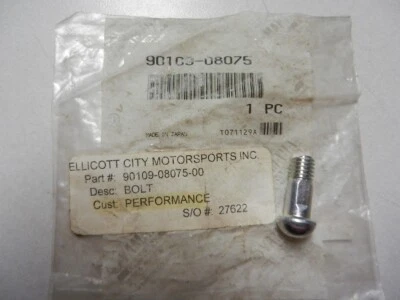 NOS Yamaha Front Footrest Bolt 1987 FZ700 1988 FZ750 1998 YZF1000 90109-08075 - Image 1 of 4