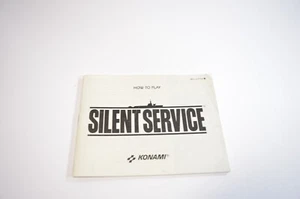 Notice Silent Service Nintendo Nes Pal Fah original Booklet authentic - Foto 1 di 5