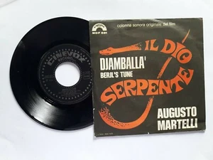 (col) AUGUSTO MARTELLI dal film IL DIO SERPENTE 45 GIRI - Picture 1 of 2