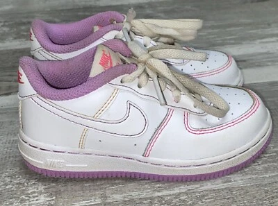 Nike Air Force 1 Toddler Fuchsia/White DC9671-110 shoe Size 9C - Image 1 of 4