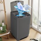 Washing Machine 15.6Lbs Fully Automatic Laundry Washer LED Display for Home Dorm