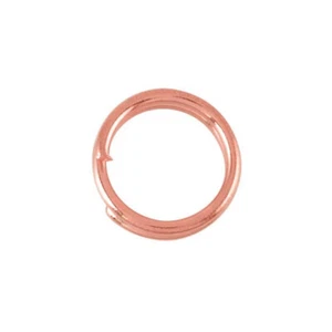 20 mm 3/4" 10k Rotgold GROSSER Split Ring Schlüsselanhänger Schlüsselanhängsel 8ga 14ga Draht USA - Bild 1 von 3