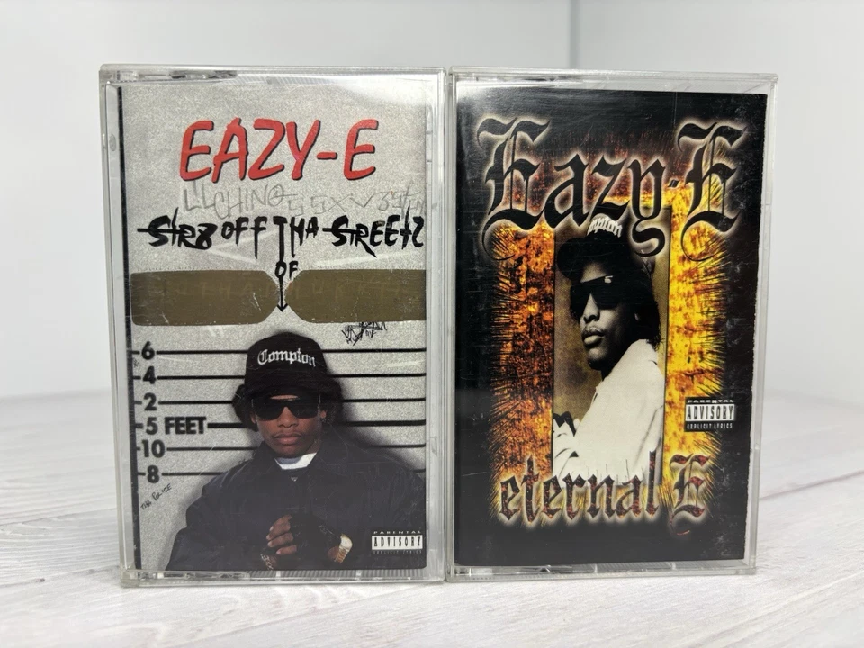 Eazy E Cassettes - Eternal E & Str8 Off The Streets Of Compton VIDEO - Image 1 of 4