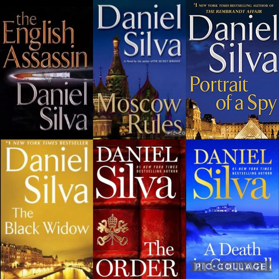Gabriel Allon Series Hardback Spy Novel Mixed Set *6* Daniel Silva Signed Copy - Image 1 of 4