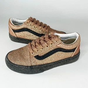 Scarpe sneakers basse Vans glitter rosa nere bambini ragazzi ragazze 2 - Foto 1 di 13