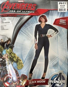 Avengers Age of Ultron Black Widow Deluxe Womens Costume Marvel Disney New Small - Picture 1 of 5