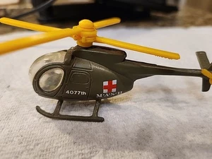Vintage 1980s Mighty Metal M.A.S.H. Mash Diecast Helicopter Chopper TV Show Toy - Picture 1 of 16