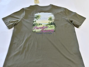 Tommy Bahama Men's T-Shirt - New - Tan - L - Logo & Golf Graphic - Picture 1 of 3