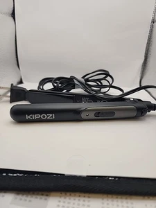 KIPOZI Mini Hair Straightener Ceramic Flat Iron Salon 450F Black - Picture 1 of 5