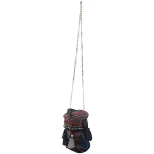 Mujer Retro Cubo Cilíndrico Cubiertas Bolso Moda Multi Funcional Einf6823 - Imagen 1 de 9