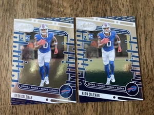KEON COLEMAN 2024 Absolute (2) Card ROOKIE Lot!!  #133  BUFFALO BILLS - Picture 1 of 1