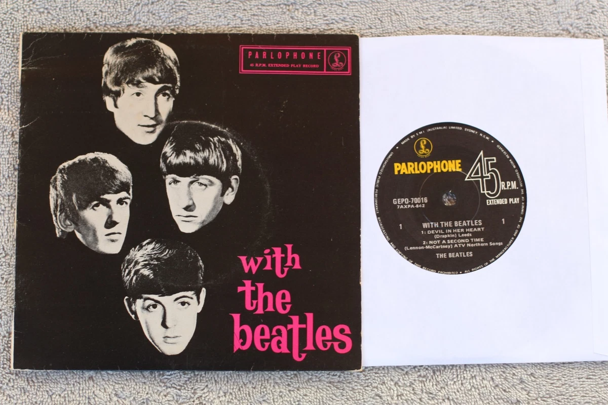 The Beatles with the beatles オーストラリア盤 ビートルズの「ウィズ・ザ・ビートルズ」のオーストラリア版ジャケット