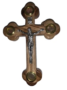 Jerusalén Jesús en la Cruz apx. 6" X 4" - Imagen 1 de 3