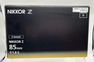 Lente Nikon NIKKOR Z 85mm f/1.8 S “montagem Z” nova em folha - Imagem 1 de 4