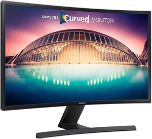 Samsung S24E510C 24" Curved Full HD LED Computer Monitor HDMI Apple Mac PC VESA - Picture 1 of 8