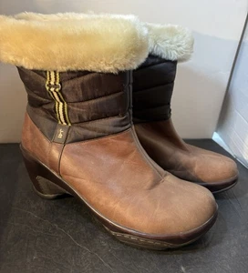 J-41 Adventure On Women’s 9M Boots Leather & Faux Fur - Picture 1 of 15