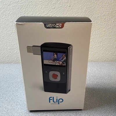 Flip Video U2120B Ultra HD Camcorder 8gb internal Memory. WORKING - Image 1 of 4