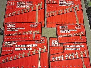 Box Deal Extreme Torque 6 Wrench Set SAE Metric Angle Stubby Extra Long ETC  - Picture 1 of 7