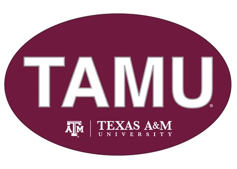 TEXAS A&M BLOCK LETTER OVAL MAGNET-TEXAS A&M AGGIES CAR MAGNET-NEW FOR 2016! Cover