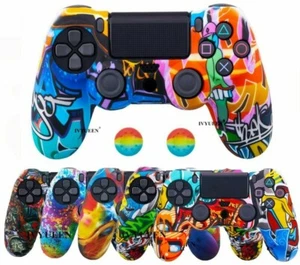 coque de protection en Silicone Camo pour manette Sony Dualshock 4 PS4 Pro etui - Photo 1/22