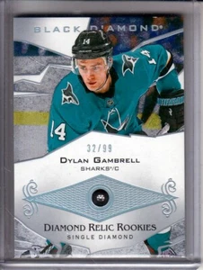 2018-19 Black Diamond Diamond Relic Rookies Dylan Gambrell RC SINGLE /99 - Picture 1 of 1