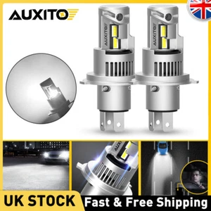 H4 Led Xenon White Canbus Error Free 6000k Car High Low Beam Headlight Bulbs 12v - Picture 1 of 10