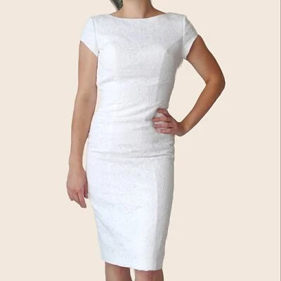 Symphony by venus bridal wedding dress midi 4  - Image 1 of 4