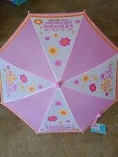 CARE BEARS Kids Umbrella Pink/Floral "Friends cheer bear grumpy with tag