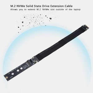 M.2 NVMe SSD Disk Drive Extension Cable M2 Support PCI-E 3.0 x4 Full Speed
