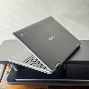 ASUS Chromebook Flip C214M Intel Celeron N4020 1.10GHz SSD 32GB RAM 4GB 11.6 in - Afbeelding 1 van 14