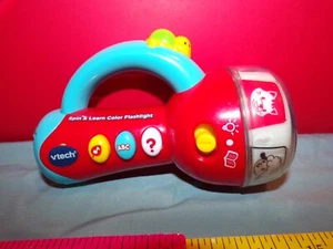 VTech Spin & Learn Color Flashlight - Interactive Toy WORKS FANTASTIC - Picture 1 of 4