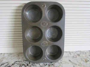 Lata Muffin Ekco Vintage 6 Tazas Chicago Número 60 - Imagen 1 de 7