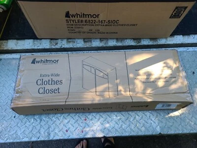 WHITMOR 6822-167-B 超宽衣橱 60 英寸 — 第 1/4 张图片