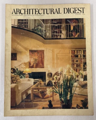 ARCHITECTURAL DIGEST-JUNE 1979-CANDICE BERGEN'S NYC APARTMENT-CHER'S MALIBU HOME - Image 1 of 4