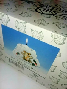 Charming Tails Snow Angels Votive Holder Mouse 93/482 Fitz & Floyd New DV60  - Picture 1 of 2
