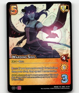 UniVersus Warding Sigil 41/211 - Kritische Rolle: Heroes of Exandria - Bild 1 von 1
