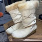 Vintage Italian Tecnica Women's Goat Fur Winter Boots "Boots with the Fur"