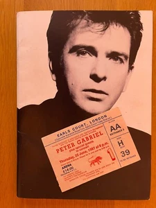 Peter Gabriel Programme And Ticket 1987 - Picture 1 of 3