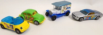 Matchbox Spongebob Squidward 62 VW Beetle Concept 1 1921 Model T Ford Mustang GT - Image 1 of 4