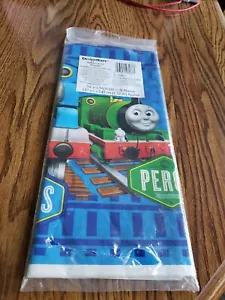 Thomas the Tank Engine Tablecover Percy James Designware Blue 2011 New 54" x 96" - Picture 1 of 3