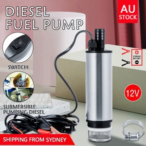 12v Aluminium Submersible Transfer Pump Vessel Fuel Diesel Water Oil Pump 32L/m - Picture 1 of 12
