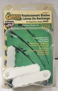 GRASS GATOR REPLACEMENT BLADE PACK 6610- NOS for model 6650- 8 blades+2pins/tool - Picture 1 of 8