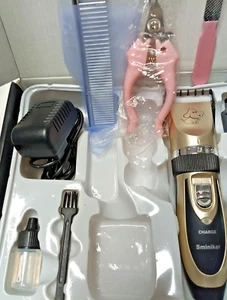 Sminiker Pet Hair Clipper Pro Grooming Kit Cordless Rechargeable Pre-owned - Picture 1 of 14
