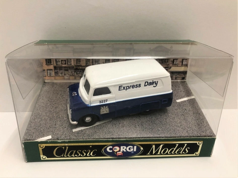 Corgi Classics D981/4 1/43 Scale Bedford CA Van "Express Dairy" Blue/White NIB - Image 1 of 1