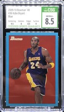 2009-10 Bowman 1948 Blue #36 Kobe Bryant HOF Ser. #0745/1948 CSG 8.5 NM/MINT+