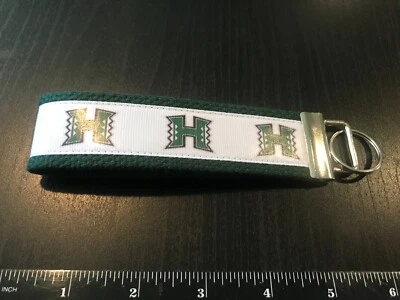 Universidad de Hawaii, llaveros, llaveros, muñeca, universidad, cordón de muñeca Foto 1 de 2