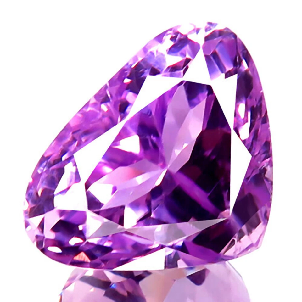 11.52ct FLAWLESS CLEAN SPARKLING NATURAL BEST PINK KUNZITE AWESOME HEART SHAPE - Image 1 of 4
