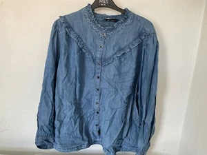 Chemisier neuf en jean col manches taille 10-12 de chez Warehouse - Photo 1/24