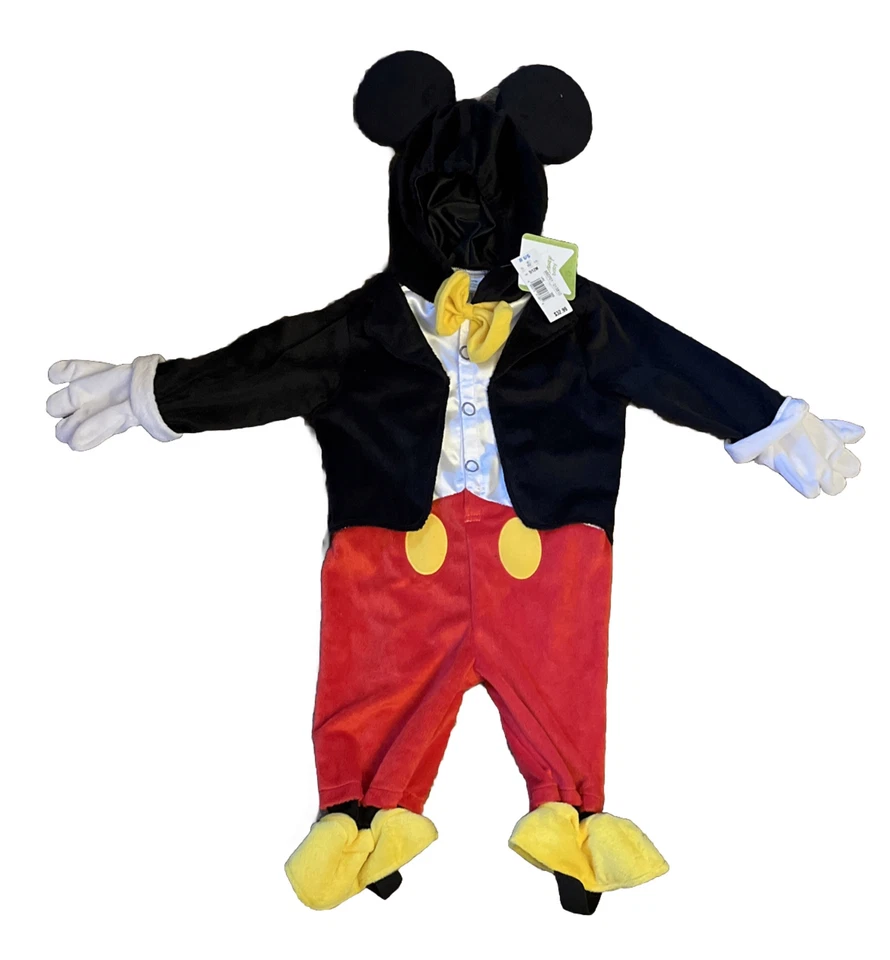 Disney Baby Mickey Mouse Costume Sz 9/12 M - New With Tags - Image 1 of 4